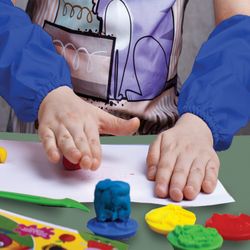 A set of lessons PYTHAGORAS: oilcloth PVC green, 69х40 cm, arm cover blue