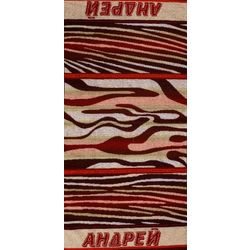 Terry bath towel named "Andrey" size 100 * 50 jacquard