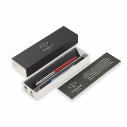 Pen pen PARKER "Jotter Red Kensington CT", building red, stainless steel, blue