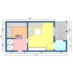 Frame baths "Kostroma" made of metal frame, project 072, the Prod