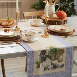 Этель / Path Cozy cats 40 * 146 cm