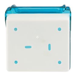 ЛАЙМА / Toilet roll dispenser in standard rolls, blue tinted
