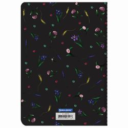 BRAUBERG / Notebook 40 l. checkered cover SoftTouch, foil, beige boom. 70 g / m2, stitching, А5 (147х210 mm), FLOWERS / 10 pcs.