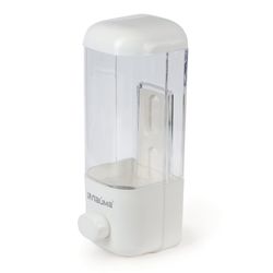 LAIMA / Bình đựng xà phòng dạng lỏng, 0,5 l, nhựa ABS, màu trắng