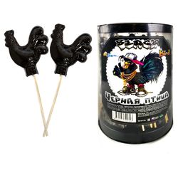 Конфитрейд / Like me. Curly caramel on a stick. "Black bird" 1kor * 5bl * 50pcs, 20g.
