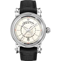Cuervo y Sobrinos / Швейцарские наручные часы Pirata 3052.1WGMT