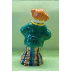 Ярославская майолика / Figurine "Clown with an accordion"