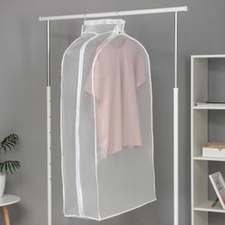 Доляна / Dolyana / Dense garment cover, 60 × 100 × 30 cm, PEVA, white