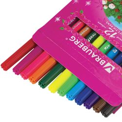 Sharpeners BRAUBERG "Rose Angel", 12 colours, ventilated cap, carton packaging, longer life