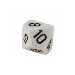 GamesDealer / 骰子，10 面（白色）