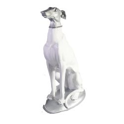 Ремеко / Figura decorativa "Livrette se sienta" (plata + blanco) L22W14H35