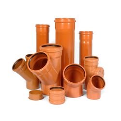 External sewerage from PP and PVC-U pipes