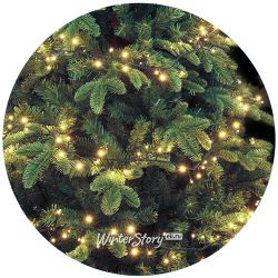 Kaemingk / 圣诞树分层花环 150 cm Easy Light - Volumetric，126 个暖白色 LED，绿色 PVC，调光器，IP44