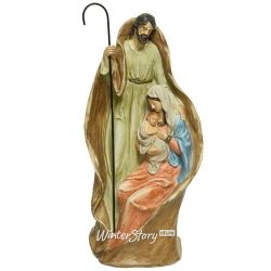 Kaemingk / Рождественская фигура Иосиф, Мария и младенец Иисус 35 см