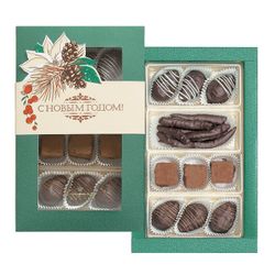 Handmade chocolates "Four Christmas taste"