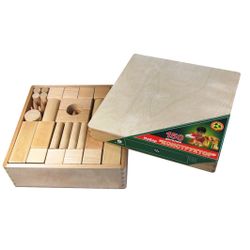 DESIGNER wooden TABLE in a closed container in the thermo - 150 parts unpainted for children from 3 years