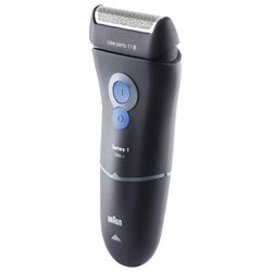 BRAUN 130s-1 electric razor, net, trimmer, underwater cleaning, brush, black/blue