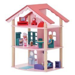 Wooden doll house "Rosa Khutor"
