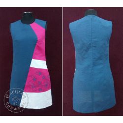 Елецкие кружева / Yelets lace / Women's linen dress with embroidery