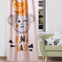 Этель / Set of curtains Bananas, 145 * 260 cm-2 pieces, polyethylene 100%