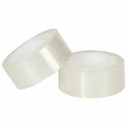 Adhesive tape 19 mm x 20 m clerical STAFF, set 8 PCs., transparent, guaranteed length