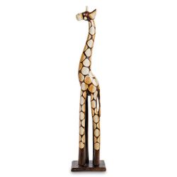 Decor and Gift / Wooden figurine "Giraffe" 80 cm