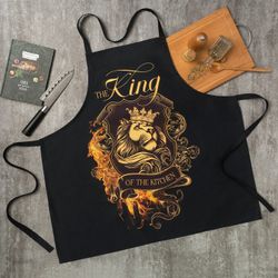 Этель / Apron The King of the kitchen 73x71 cm, 100% chl, twill 190 g / m2