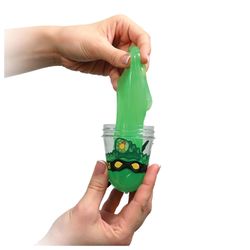 Slim (lisun) "Slime Ninja", glows in the dark, green, 130 g, WORLD