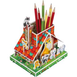 3D puzzle pencil: Koshkin Dom
