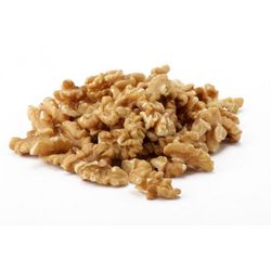 Walnuts, whole, peeled, split.