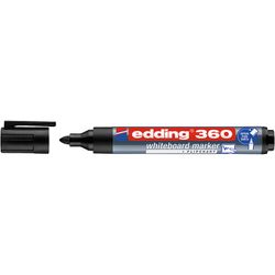 EDDING / Edding / Whiteboard Marker, Round Tip, 1.5-3mm Black