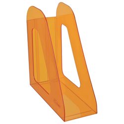 Tray vertical paper of STAMM Favorit (235х240 mm), width 90 mm, tinted orange