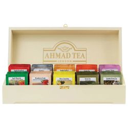 AHMAD / Tea "Contemporary", set in a wooden box, assorted 10 flavors, 10 sachets, 2 g each