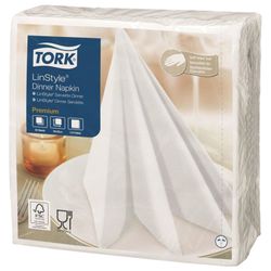 TORK / LinStyle Premium non-woven paper napkins white 39x39 cm, 50 pcs.