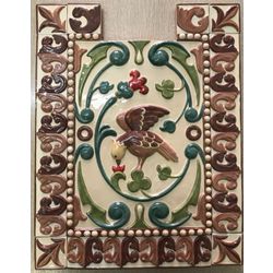 Ярославская майолика / Fireplace tile set