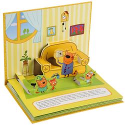 Умка / Umka / Panoramic book "Three cats. Tree house"