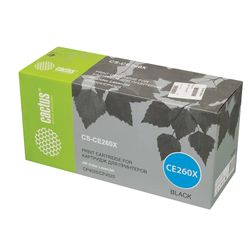 CACTUS / Cartuccia toner (CS-CE260X) per HP ColorLaserJet CP4025 / 4525, nero, resa 17.000 pagine