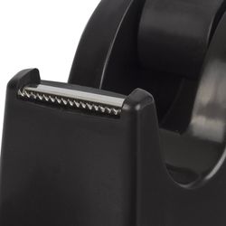 BRAUBERG / Dispenser for adhesive tape benchtop, weighted, medium, black, 11.8x5x5 cm