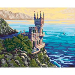 Опт-картина / Pintura por número CAKADU 40x50 Ninho de andorinha