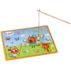 Буратино / Pinocchio / Wooden toy "Three cats. Catching butterflies"