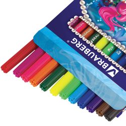 Sharpeners BRAUBERG "Marine legends", 12 colours, ventilated cap, carton packaging with sequins