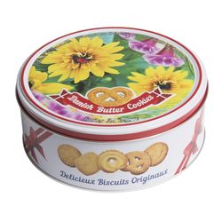 BISQUINI / Danish Cookies "Butter Cookies", assorted, butter, in an iron can, 150 g