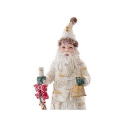 Kurts Adler / Christmas tree toy "Birch bark santa", 13 cm