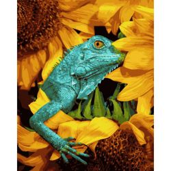Опт-картина / Peinture par numéros 40x50 Lézard