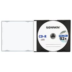 SONNEN / Disc CD-R 700 Mb, 52x, Slim Case (1 piece)