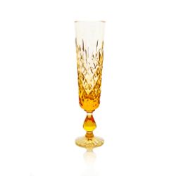 Гусевской Хрустальный завод / Set of crystal glasses "Traktir" amber 6 pieces