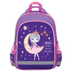 ПИФАГОР / Backpack PIFAGOR SCHOOL for primary school, Moon princess, 38x28x14 cm