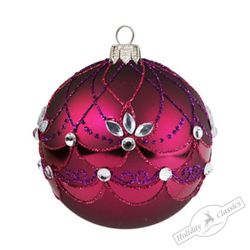 Holiday Classics / Ball "Fuchsia", 6 pieces
