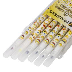 Sharpeners BRAUBERG "smiley faces", 6 colours, ventilated cap, body with printing, plastic packaging, extended life