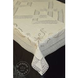 Елецкие кружева / Yelets lace / Table set "Tablecloth and napkins"